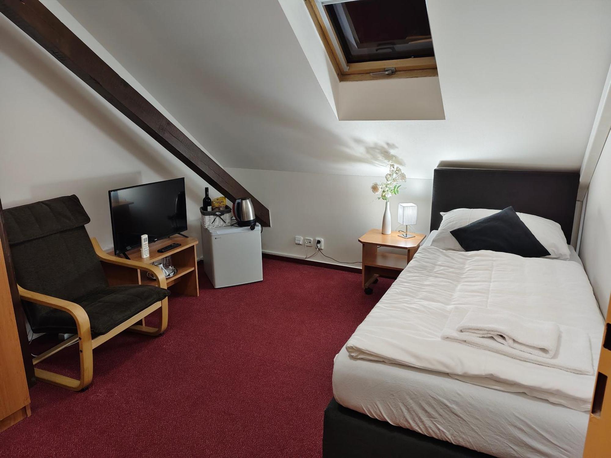 Hotel Bily Konicek Тршебонь Экстерьер фото
